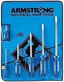 Armstrong 66-608 6 Piece Slotted Tip Round Shaft Screwdriver Set [並行輸入品]