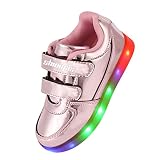 Shinmax　LEDスニーカー LEDシューズ 男女兼用 光る靴 USB充電式　7色発光モード
