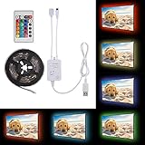 XCSOURCE 200 cmアクティブ化音楽制御LEDストリップライト、柔軟な5050 RGB USB LEDテレビ背景ストリップライトRGB IRリモートコントロールld1287