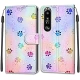 Sony Xperia 1 III SOG03 / SO-51B ケース 手帳型 対応 フットプリント