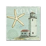 Trademark Fine Art Beach House II Wall Decor by Lisa Audit, 24" x 24" [並行輸入品]