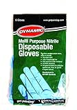 Dynamic Paint AF002822 Multi-Purpose Disposable Nitrile Gloves, Pack of 6 [並行輸入品]