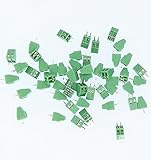 E-Simpo PCB Screw Terminal Block, 2p 3p Optional, 2.54mm(150v6a) 3.81mm(300v10a) (2.54mm Pitch, 2P) 
