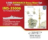 インフィニモデル 1/350 IMSシリーズ ドイツ海軍 戦艦 ビスマルク用マストセット (TR社用) プラモデル用パーツ IMS3506