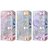 メンズマックス フィール ハード 3種(ツイスター&ループ&スパーク)セット 貫通 オナホール 高弾力HARD潤水ホール 繰返し可 ローション付