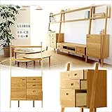 【takano_mokkou 高野木工 LEIRIA レイリア 84キャビネット (引出+扉) ホワイトオーク 】国産 大川家具 壁面収納 キャビネット 扉付き 飾り棚 ディスプレイ 本棚