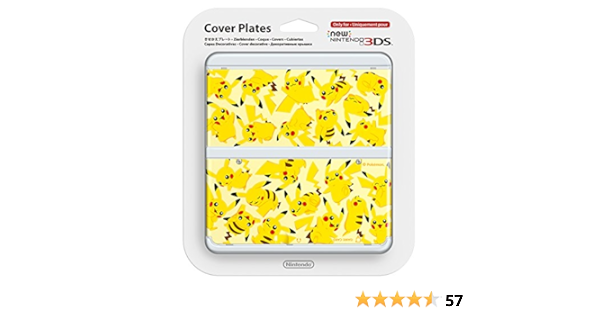 Amazon きせかえプレート No 057 ピカチュウ New ニンテンドー3ds用 ケース プロテクター