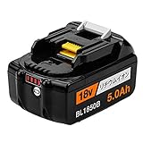Enermall マキタ 18v バッテリー BL1850b 5000mAh LED残量表示付き リチウムイオン電池 BL1830 BL1840 BL1850 BL1860互換対応
