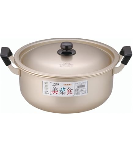 Amazon | アカオ しゅう酸実用鍋 33cm | コモライフ | 寸胴鍋 通販