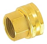 Gilmour 1/2-Inch Brass Double Female Swivel Hose Connector 5FPS7FH [並行輸入品]