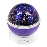 UmiweリモートコントロールOcean Waveプロジェクタナイトライトランプ内蔵音楽プレーヤー[ 12 LEDビーズ付き、7カラフルなライトモード]子供大人寝室リビングルーム – 最新世代 602
