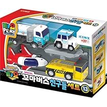 タヨ バス ちびっこバス フレンズフールセット 3 ミニカー 18台 工事現場 Amazon.co.jp: フレンドセット ちびっこバス タヨ 正規品 韓国