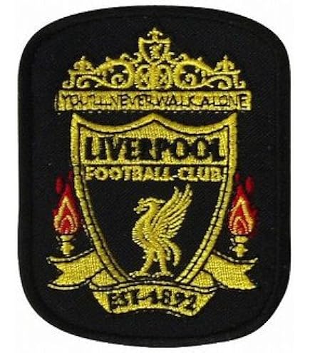 Amazon | リバプールFC(赤×GOLD) LFCエンブレムワッペン〔wap273