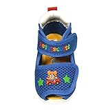 MIKIHOUSE HOTBISCUITS（ミキハウスホットビスケッツ）ビーンズ＆キャビット ダブルラッセルベビーサンダル 14.5cm,ブルー