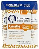 Gerber Good Start【ガーバー・グッドスタート / Gentle ジェントルタイプ / 12ヶ月未満 乳児用 液体ミルク / 250ml×4本セット】 [並行輸入品]