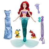 Disney USディズニー公式アリエル Ariel シンギングドール 歌う人形 お着替えフィギュアセット