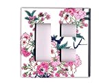 【有田焼】染錦金彩桜絵(5穴-A)コンセントカバー(左3穴/右2穴)