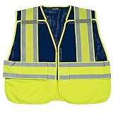 ERB Safety 61248 S340 PSV Break-Away Safety Vests, 2X/5X, Blue by ERB