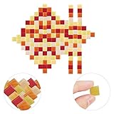 PandaHall Elite 約350個セット 多彩 ガラスモザイクタイル モザイクカボション 不規則 四角形 非透明 西洋風 リフォーム ガラス花瓶 ランプ フォトフレーム DIY用品 手作り素材