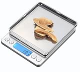 JX-SHOPPU 精密天秤 精密はかり 電子天秤 ポケット スケール はかり500G/0.01G ジュエリー/ 貴金属計量器バックライト付LCDデジタル...