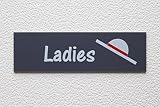 ルームプレート　「Ladies」女性専用　女子トイレ　女子更衣室　RPA-0302