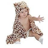 激カワ!!!癒される!!!可愛い子に可愛いバスローブ　お子様にピッタリ 出産祝い 贈り物 にも (コーヒー牛)