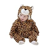 FashionFits　冬着ぐるみ 子供用　豹レオパード着ぐるみ　 動物パジャマ/動物仮装衣装　 Large