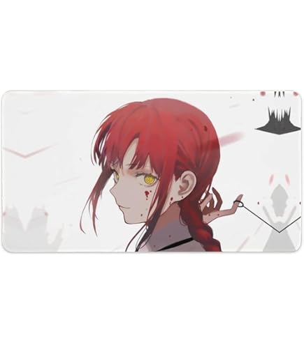 Amazon | チェンソーマン マウスパッド 大型 防水 マキマ レゼ パワー