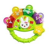 wenasi赤ちゃん早期教育幼児玩具elestric Rattle with Flashingライトand Sounds