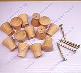 Dagly（TM）Dia.18mm * 20ミリメートル木製家具のハンドル引き出しノブキャビネットノブウッドノブを引いて