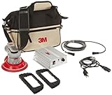 3M Electric Random Orbital Sander Kit 28522, Central Vacuum, 6 Inch, 3/16 Orbit by 3M