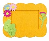 (Yellow) - Qingsun Mini Cartoon Non - Woven Photo Picture Frame Home Child Baby Kids Childhood Gift(