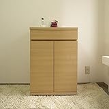 受注生産品 通常納期4週間ほどです FAX台 AA1 幅60cm 奥行43 高さ88cm ファックス台 タモ突板 ナチュラル リビング収納 北欧モダンデザイン ナチュラルモダン 木製 日本製