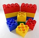 Kids AdventureジャンボブロックLot of 11 Large Building Toysプラスチック酷使