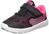 ナイキ(NIKE) ベビー レボリューション 3 TDV（ブラック/メタリックシルバー/ハイパーピンク/ホワイト） 819418-001 001 ブラック/ハイパーピンク 15.0cm