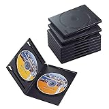 エレコム トールケース DVD BD 対応 標準サイズ 2枚収納 10個セット ブラック CCD-DVD06BK
