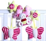 Happy Cherry　ベビーベッドハンギング　人形　ベビーキッズベアー装飾おもちゃ　猫　蝶々　柔らか　可愛い　カラフル　出産　誕生日　高品質　音楽