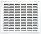 Speedi-Grille SG-2520 FG 25-Inch x 20-Inch White Return Air Vent Filter Grille with Fixed Blades [並行