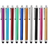 ユニバーサルタッチペン タッチスクリーン携帯電話用スタイラス、for iphone/for ipad/for Samsung/fo Huawei/for Xiaomi/for oppo/for vivo用スタイラスペン　 タブレット スマホ用タッチペン　多色　 (金)
