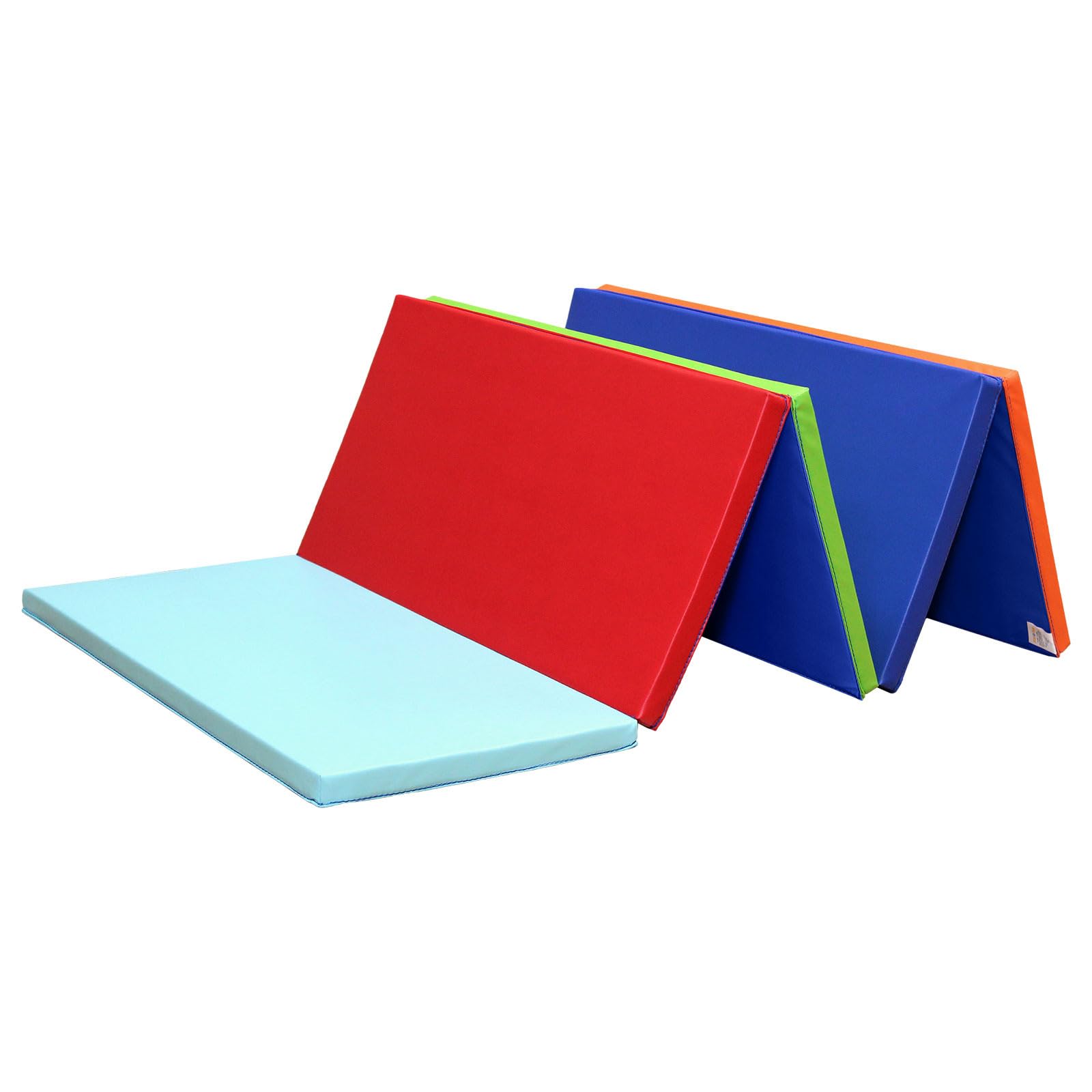 KaRaDaStyle Gymnastics Mat, Folding Play Mat for Kids, Yoga, Stretching, Monkey Bars, Skipping Box, Exercise, Thick, Soundproof, Waterproof, Indoor, Home Use, Sports, 74.8 x 31.5 x 1.2 inches (190 x - 1