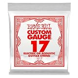 【正規品】 ERNIE BALL 1017 ギター弦 バラ弦 (.017) PLAIN STEEL STRING SINGLE プレーン・スティール・ストリング