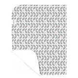 Kushies（クーシーズ）100%コットンフランネル おむつ替えシート 51×76cm (ペトゥル グレー)