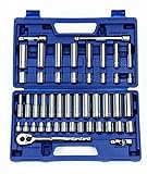 Williams 50666 3/8-Inch Drive Socket and Drive Tool Set, 47-Piece [並行輸入品]