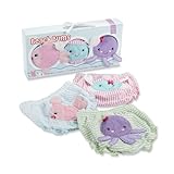 Baby Aspen, Beach Bums Set of 3 Bloomers, Pink/Blue/Green, 6-12 Months by Baby Aspen