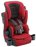 Aprica (アップリカ) エアグルーヴ プラス ストリングレッドRD 軽量ジュニアシート 1歳頃からのロングユース仕様 (両サイドドリンクホルダー付き&ランバーサポート搭載&洗濯機で洗えるシートカ