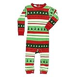 Hzjundasi 大人用、子供用、幼児用寝間着用ナイトウェアマッチングクリスマスファミリーパジャマアダルトフラップジャックス (乳児サイズ 6-12 月)