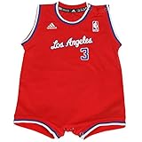 (アディダス)adidas NBA ロサンゼルス・クリッパーズ #3 クリスポール ロンパース 赤白青 (24M) [並行輸入品]