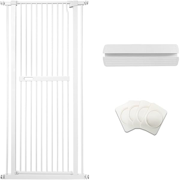 脱走防止柵　ホワイト　高さ170cm Amazon.co.jp: QJR ペットゲート 高さ167-170cm 愛猫の脱走防止