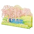 サンリオ 春カード ポップアップ 桜と菜の花の風景 P4321