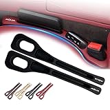 BATIZI 新型アクア用 AQUA カーシートギャップフィラー 2個入り 隙間クッション アクア MXPK系 10系 車 隙間埋め サイド ギャップフィラー 隙間ストッパー 隙間収納 車 SUV カーシートアクセサリー 運転席 収納スロット 隙間ギャップフィラー（黒）
